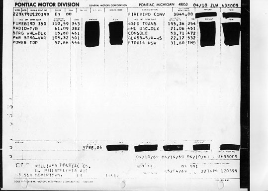 Original Invoice